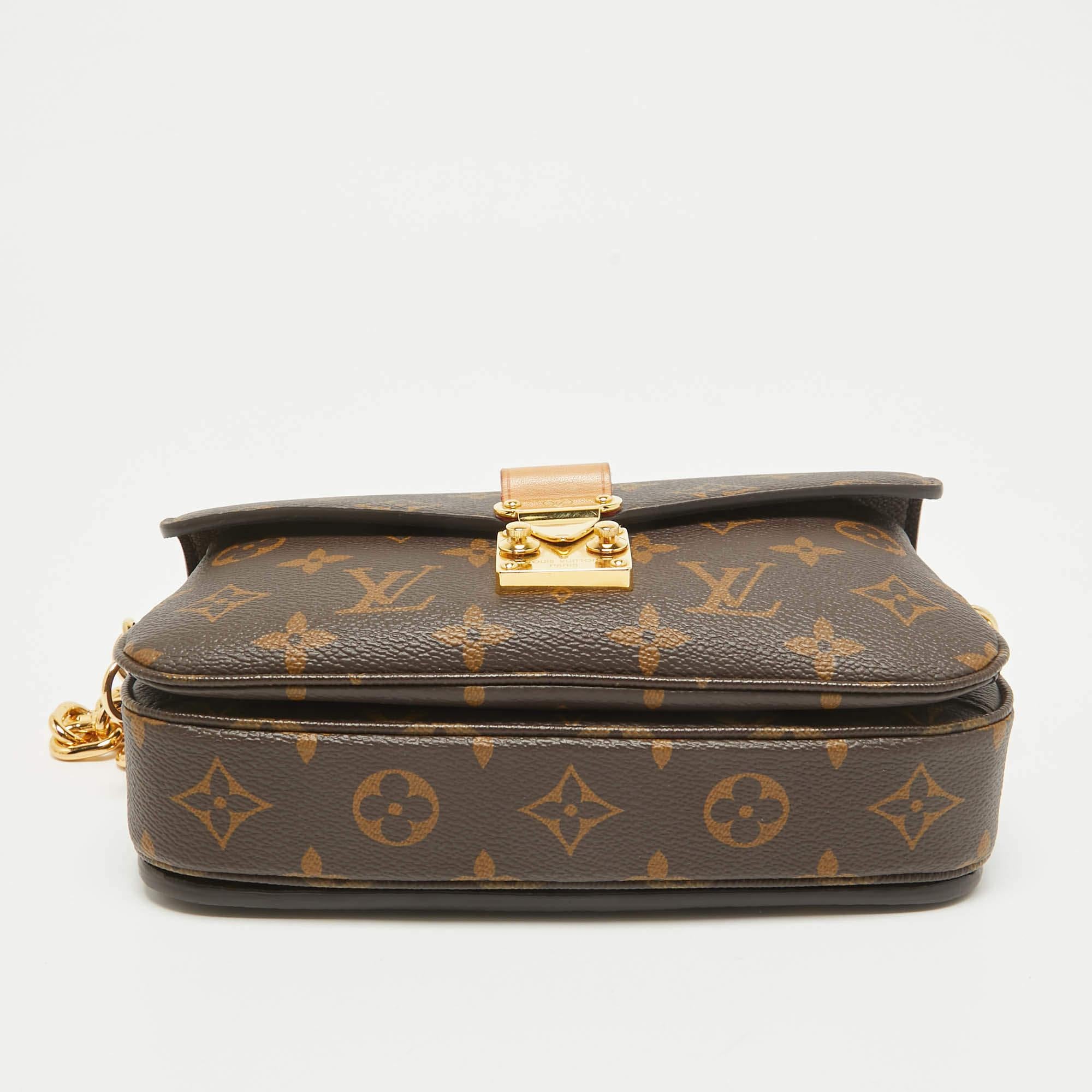 Louis Vuitton Monogram Canvas Pochette Metis East West Bag 2