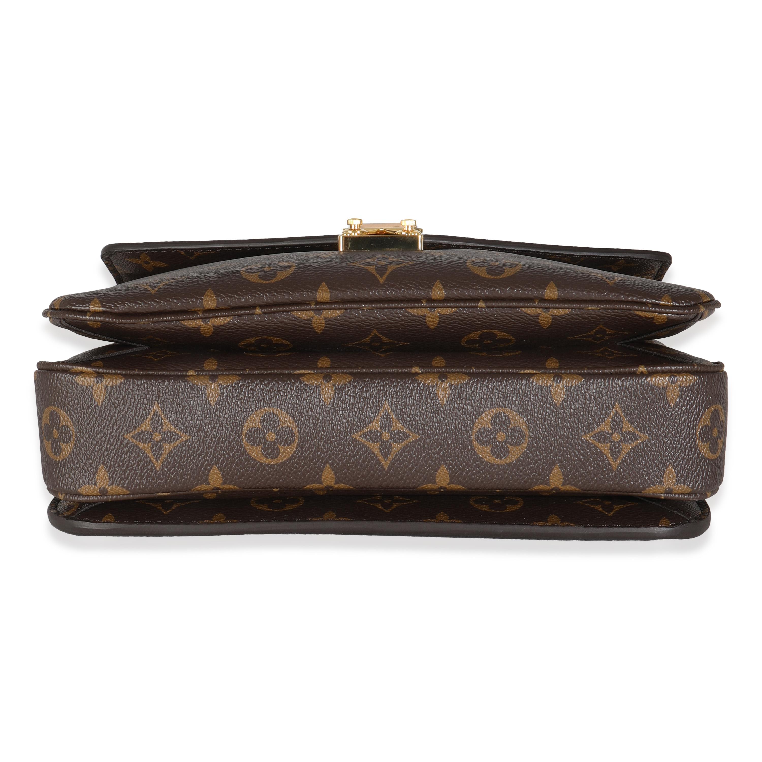 Women's Louis Vuitton Monogram Canvas Pochette Metis