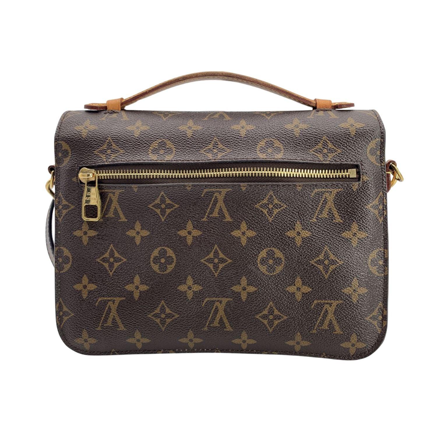 Black Louis Vuitton Monogram Canvas Pochette Metis Handbag Shoulder Bag