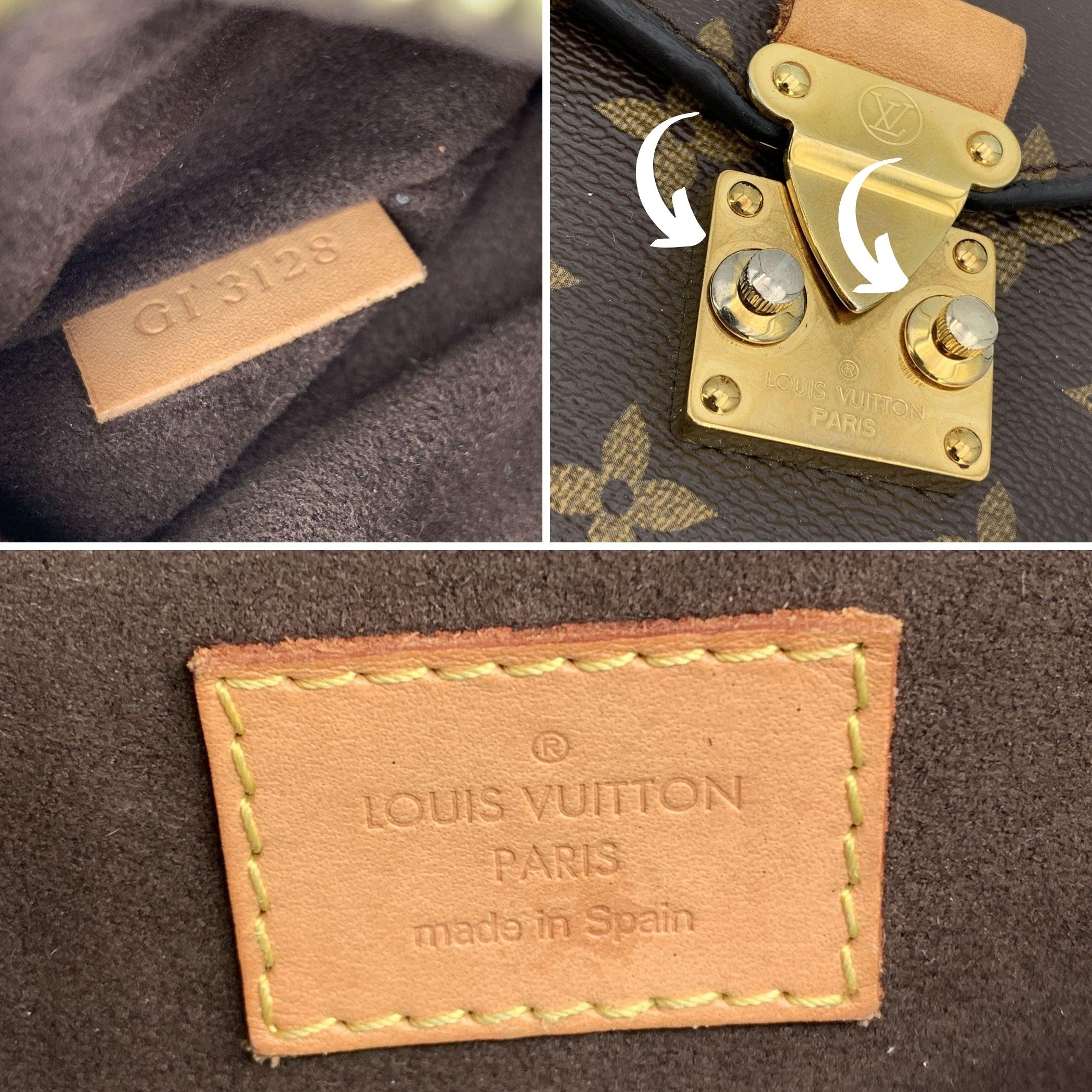 Louis Vuitton Monogram Canvas Pochette Metis Handbag Shoulder Bag In Good Condition For Sale In Rome, Rome