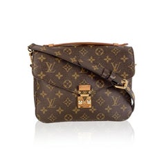 Louis Vuitton Monogram Canvas Pochette Metis Handbag Shoulder Bag