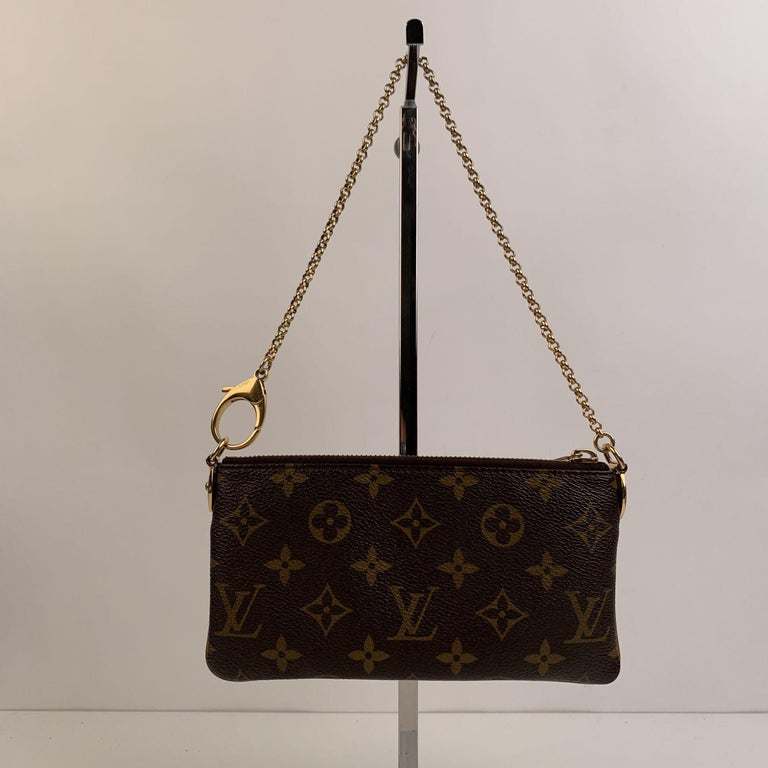 Louis Vuitton Monogram Canvas Pochette Milla Clutch Bag For Sale