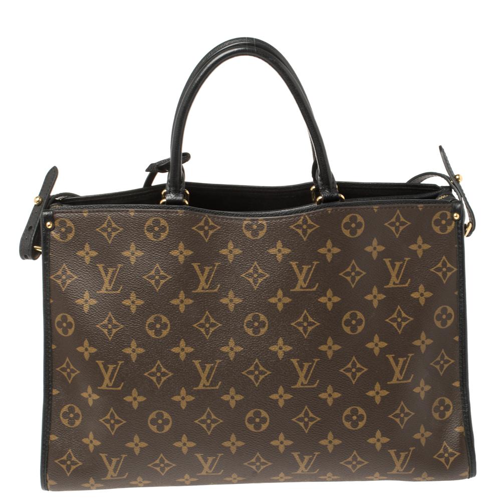 Gorgeous and handy, this Popincourt bag by Louis Vuitton will delight your bag collection! The bag has been crafted from the signature monogram coated canvas and accented with leather trims. It features two leather handles and a zip pocket at the