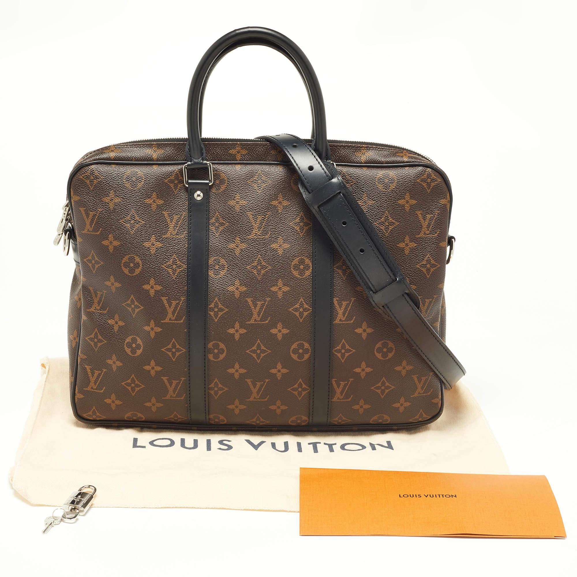 Louis Vuitton Monogram Canvas Porte Documents Voyage PM Bag 10