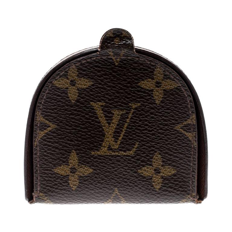 Louis Vuitton // Monogram Satin Coin Purse // Noir // Pre-Owned