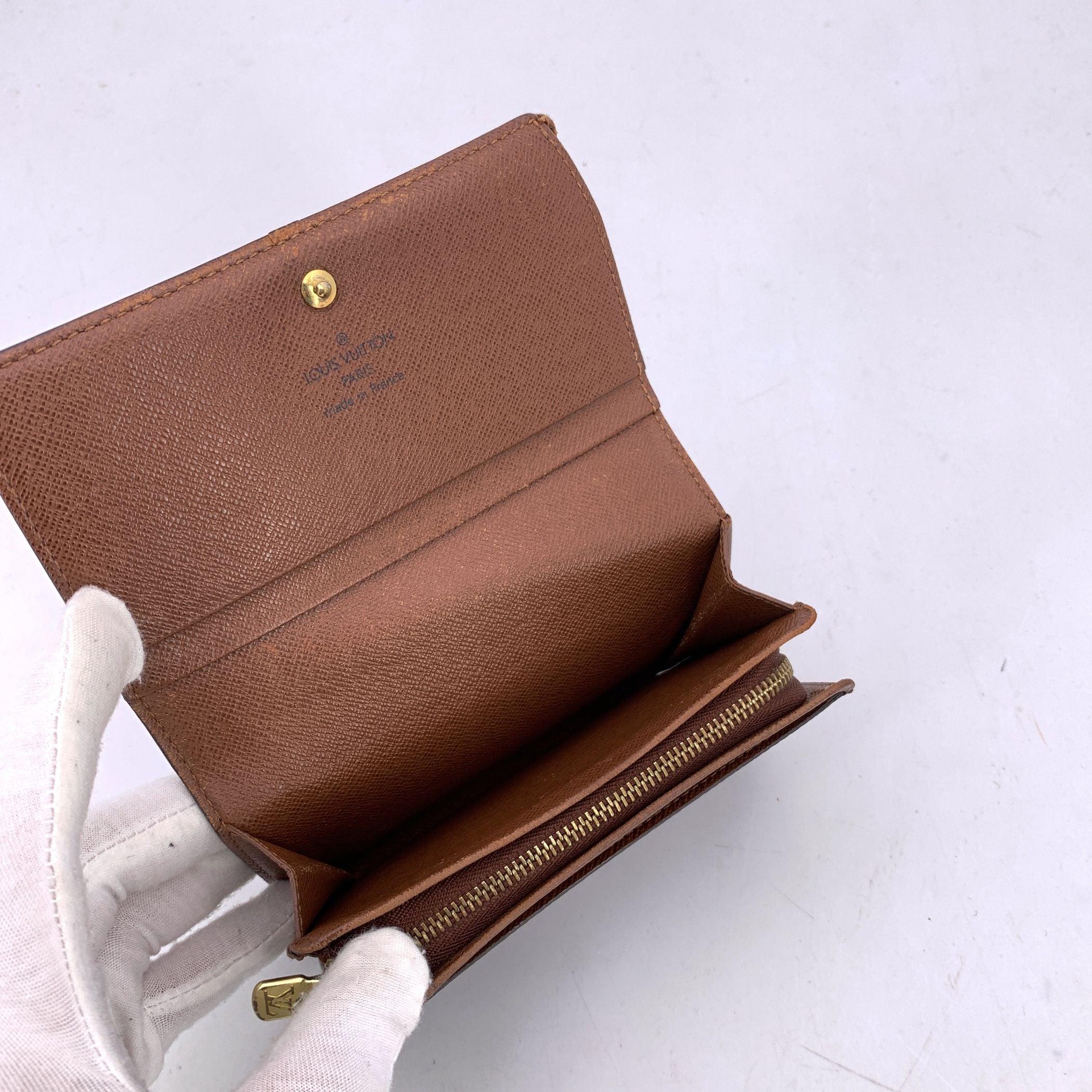 Porte-monnaie Tresor Louis Vuitton Monogram Canvas Porte Monnaie Bon état - En vente à Rome, Rome