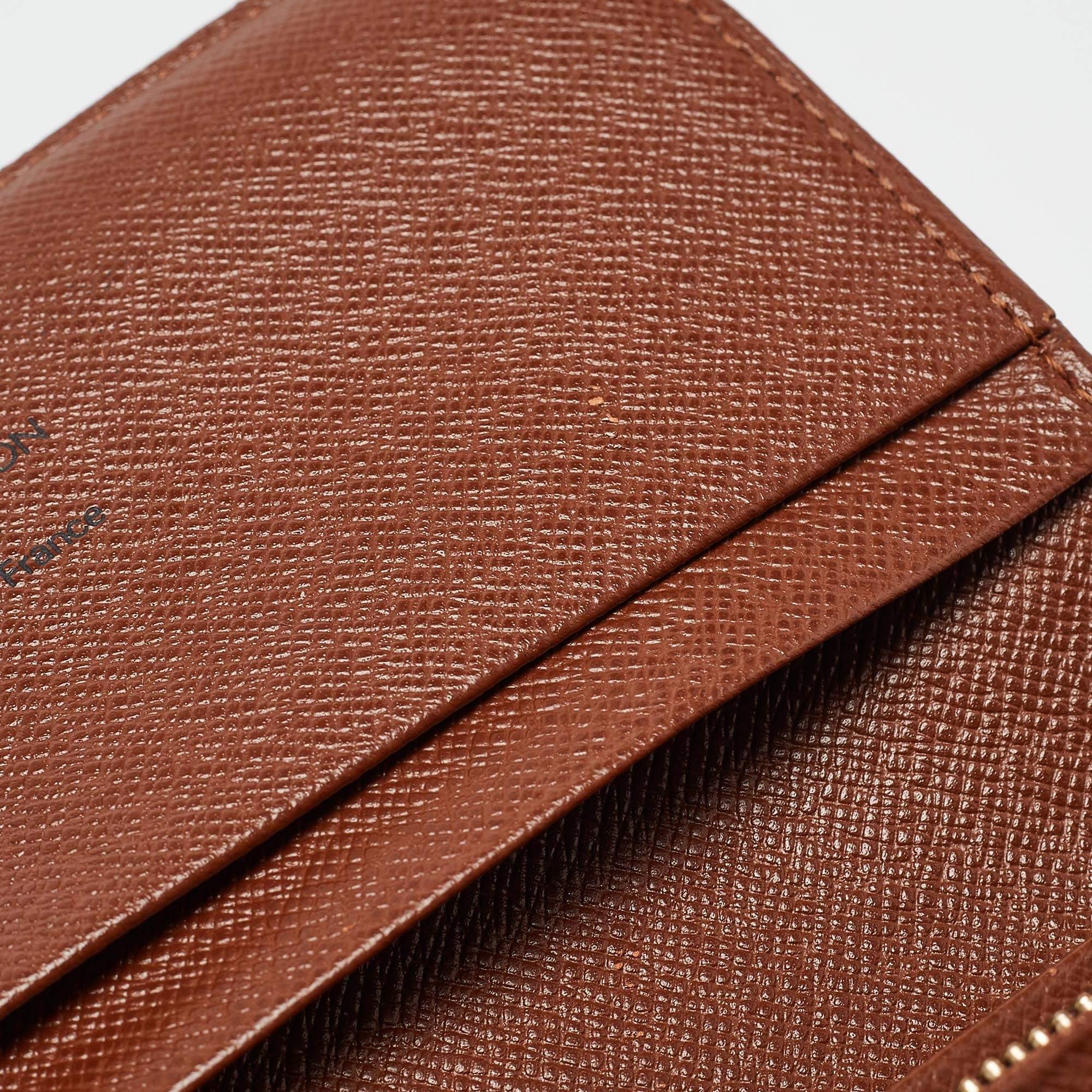 Women's Louis Vuitton Monogram Canvas Porte-Monnaie Tresor Wallet