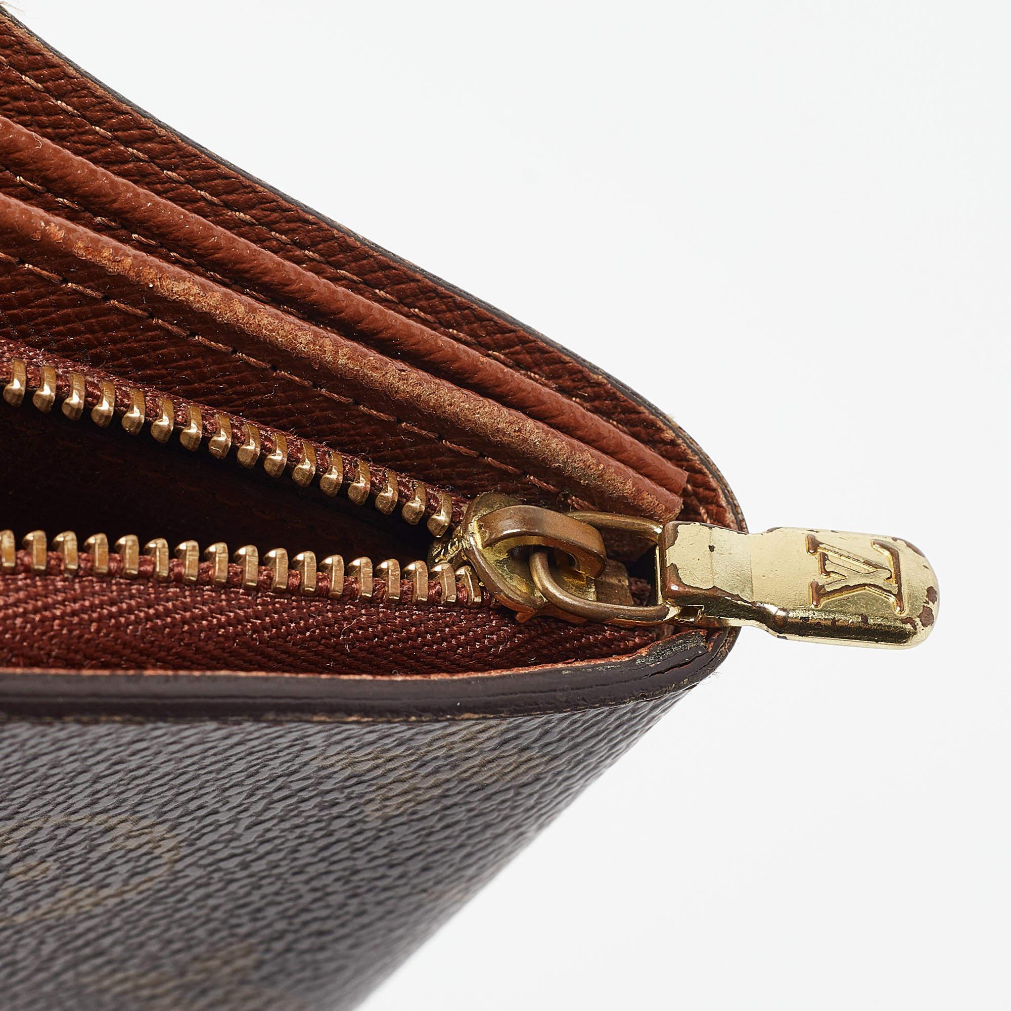 Louis Vuitton Monogram Canvas Porte-Monnaie Tresor Wallet 1