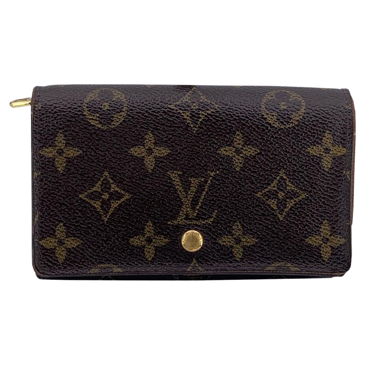 Portafoglio Louis Vuitton Monogram in tela Porte Monnaie Tresor