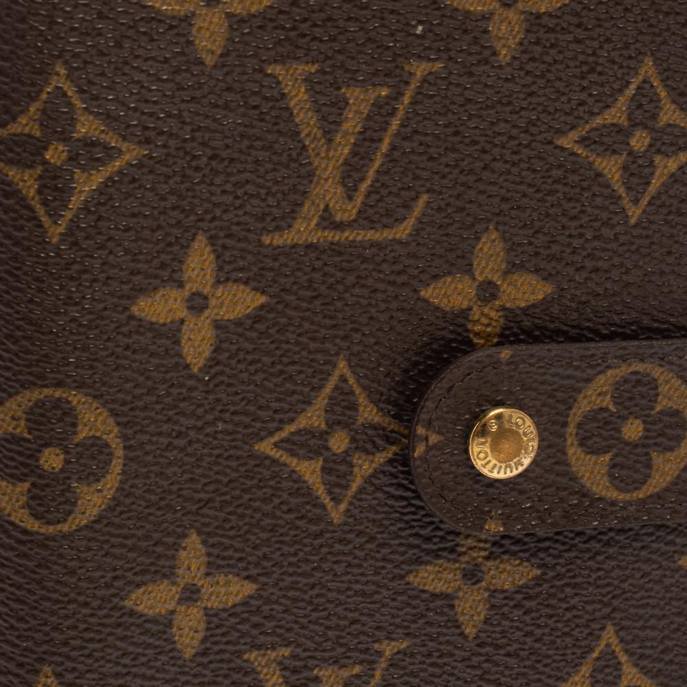 Monogramm Porte-Papier-Brieftasche von Louis Vuitton mit Reißverschluss aus Segeltuch 6