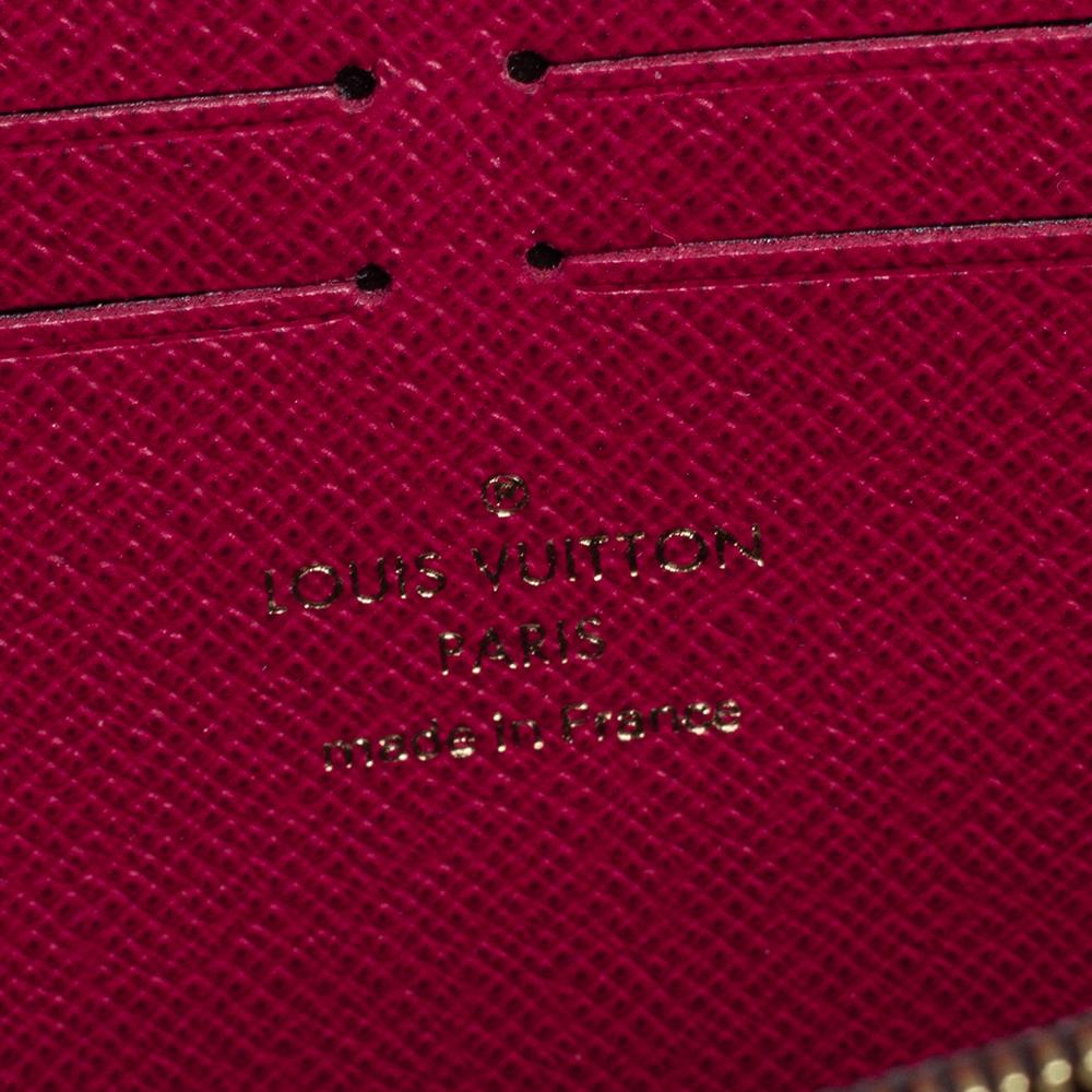 Louis Vuitton Monogram Canvas Portefeiulle Clemence Zip Around Wallet 2