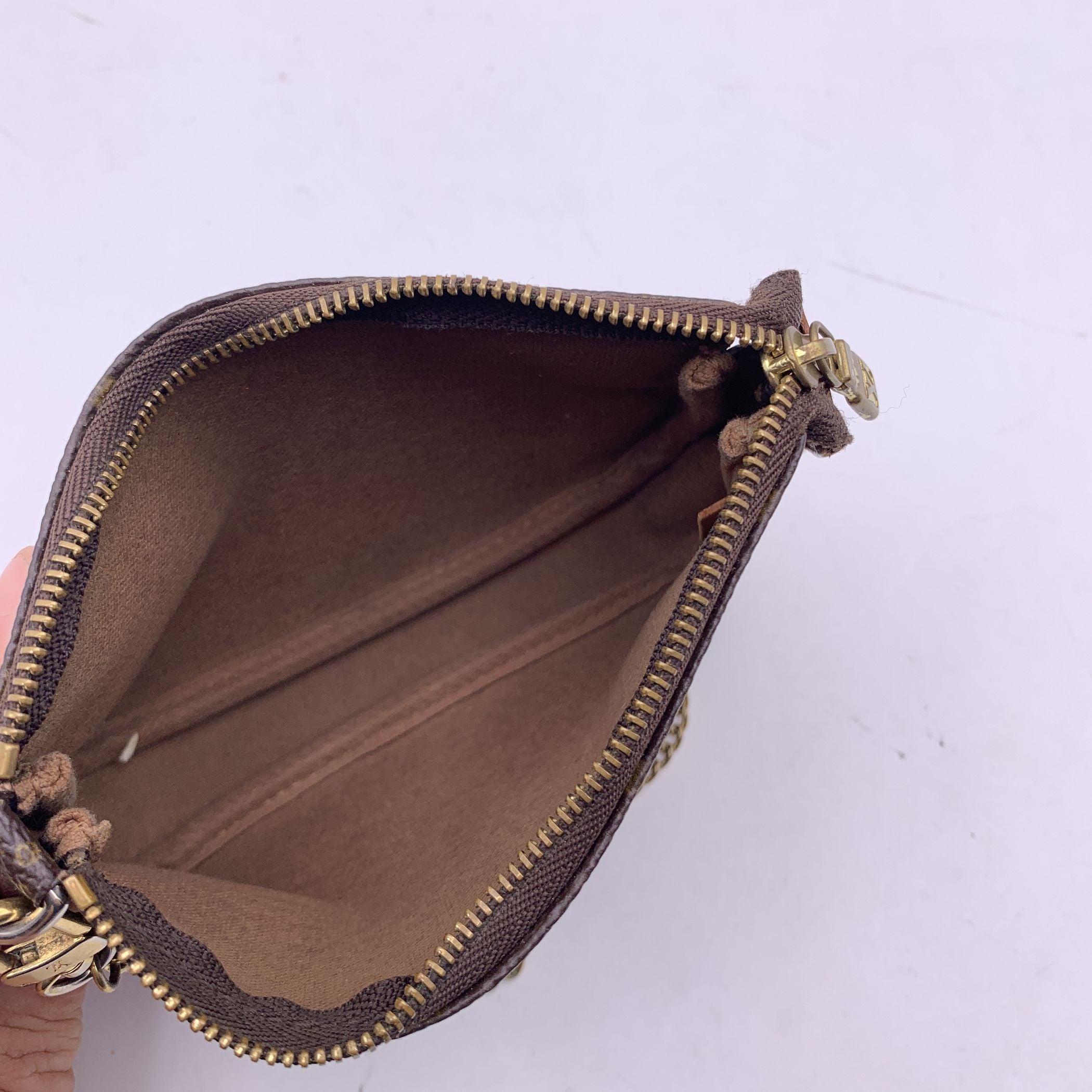 Louis Vuitton Monogram Canvas Pouch Bag Mini Pochette Accessoires For Sale 1