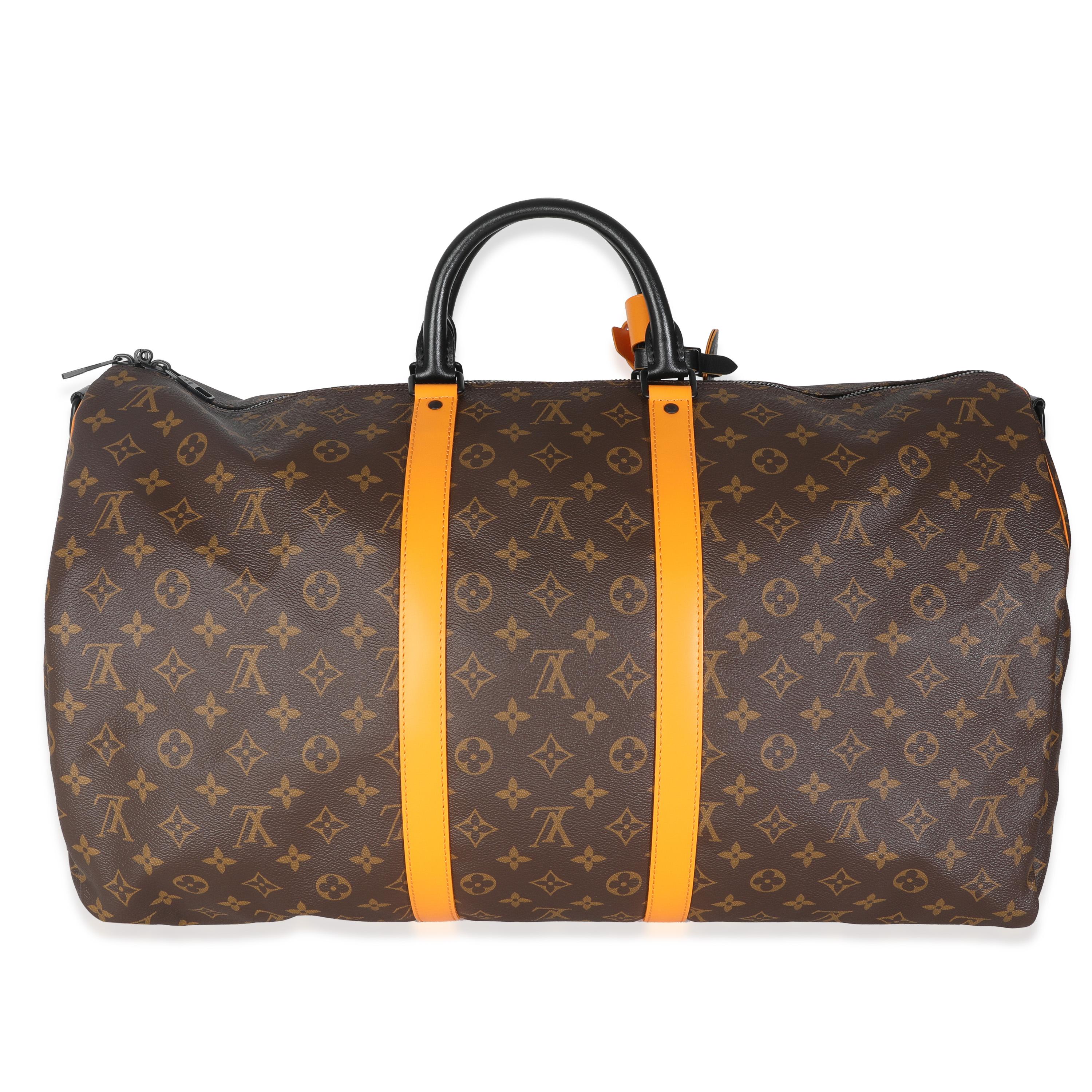 Listing Title: Louis Vuitton Monogram Canvas Radiant Sun Keepall Bandouliere 55
SKU: 146738
Condition: Pre-owned 
Condition Description: An early 20th-century design from Louis Vuitton, the Keepall bag is the epitome of the Maison's spirit and