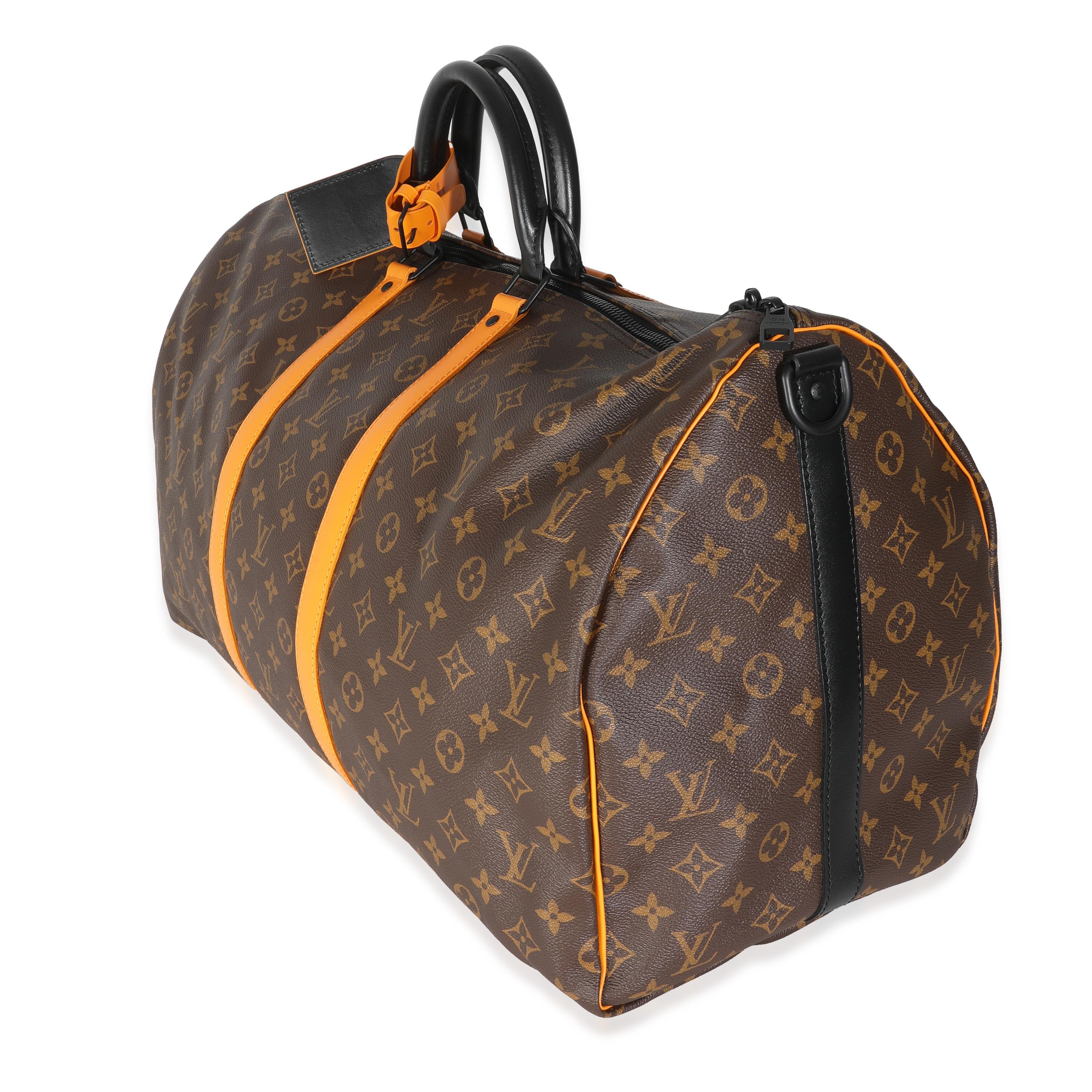 Louis Vuitton Monogram Canvas Radiant Sun Keepall Bandouliere 55 In New Condition For Sale In New York, NY