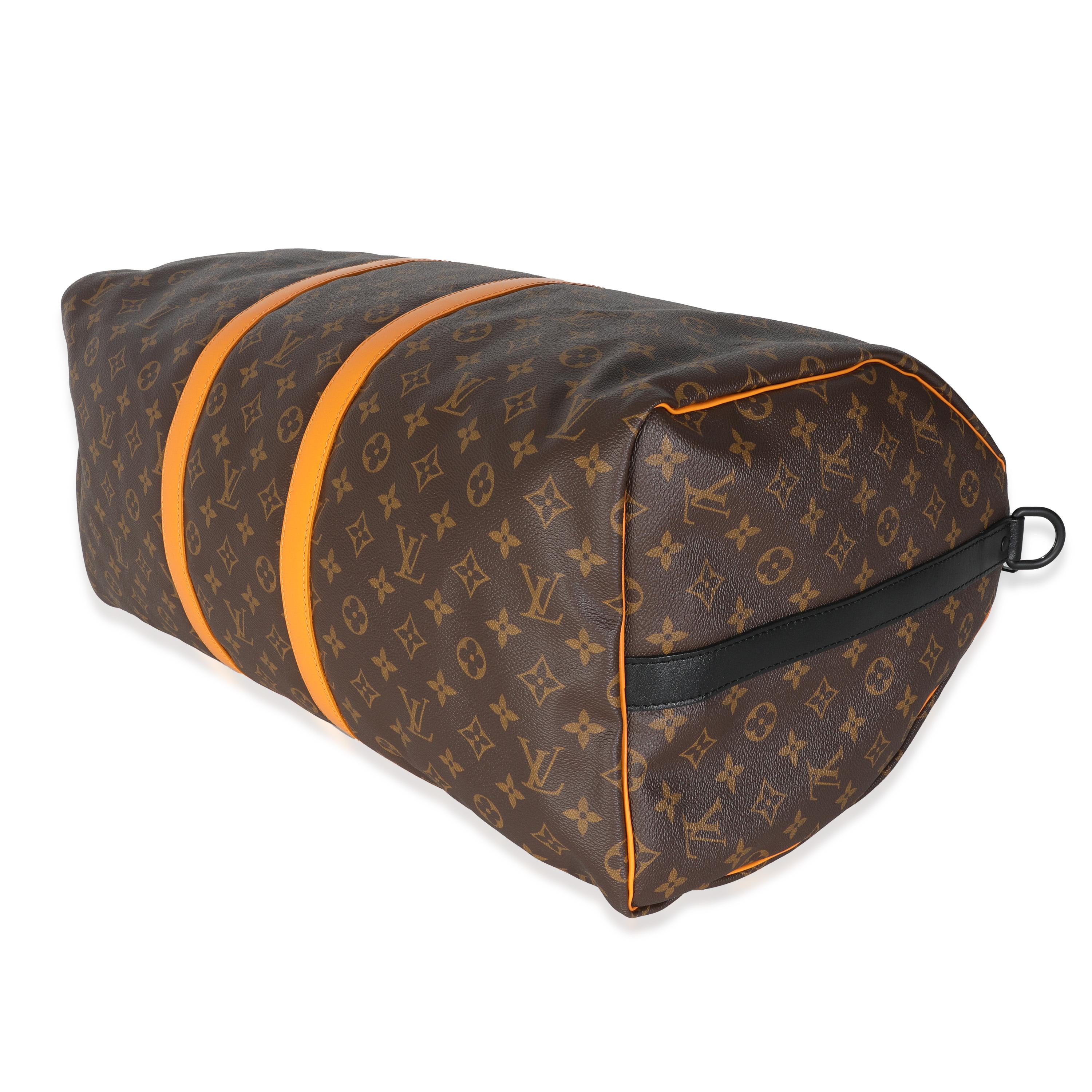 Louis Vuitton Monogram Canvas Radiant Sun Keepall Bandouliere 55 For Sale 2