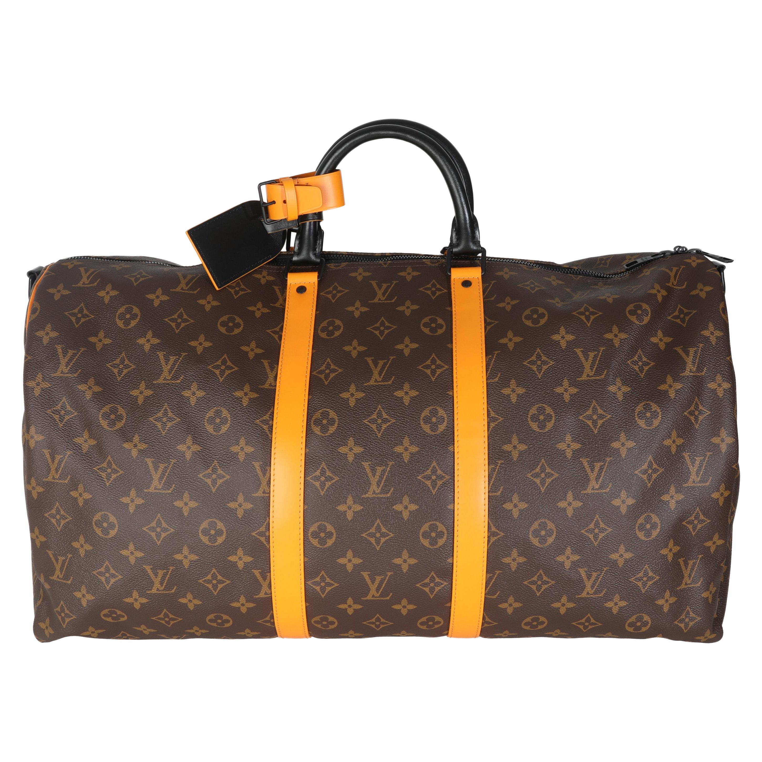 Louis Vuitton Monogram Canvas Radiant Sun Keepall Bandouliere 55 For Sale