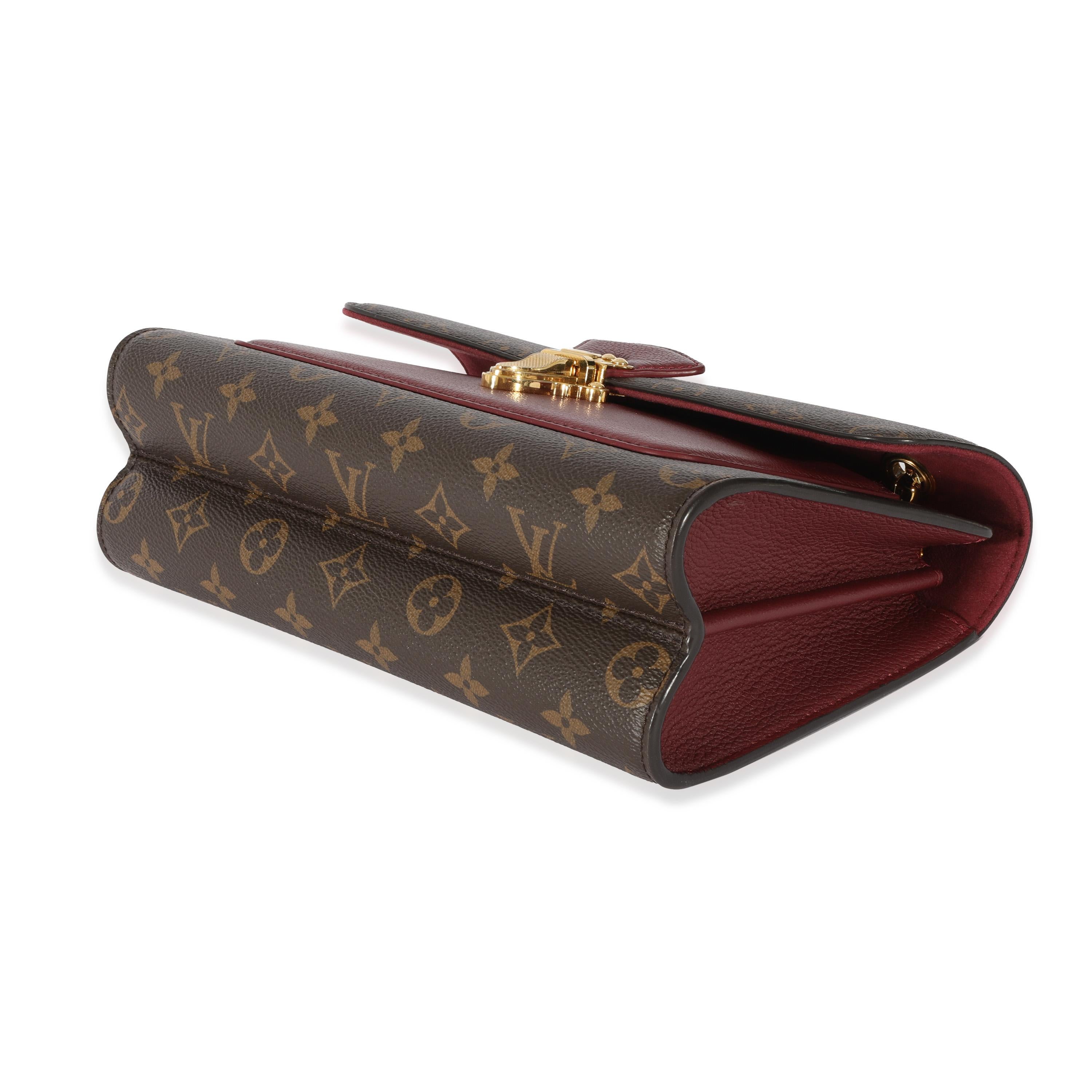 Louis Vuitton Monogram Canvas Raisin Victoire Chain Bag 1