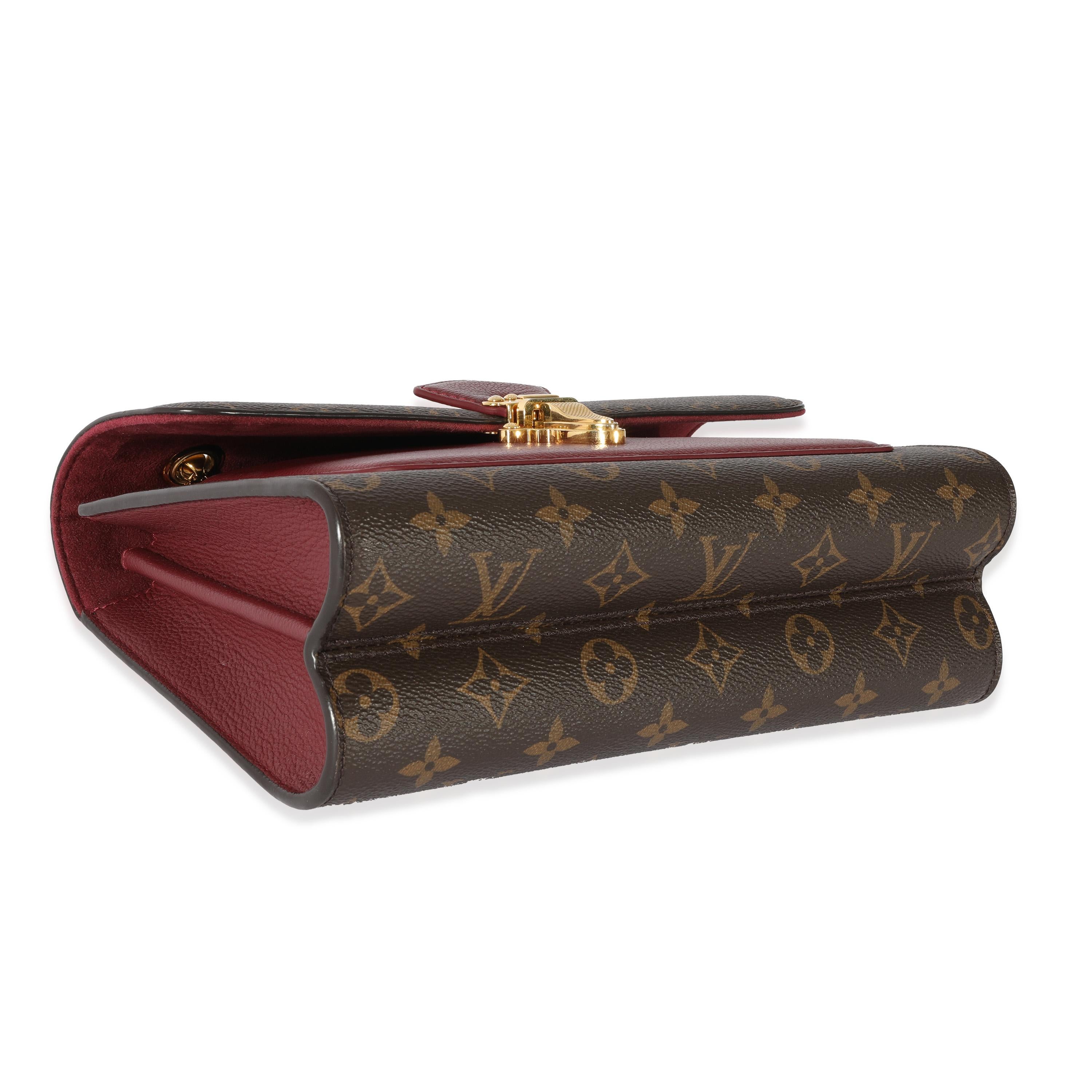 Louis Vuitton Monogram Canvas Raisin Victoire Chain Bag 2
