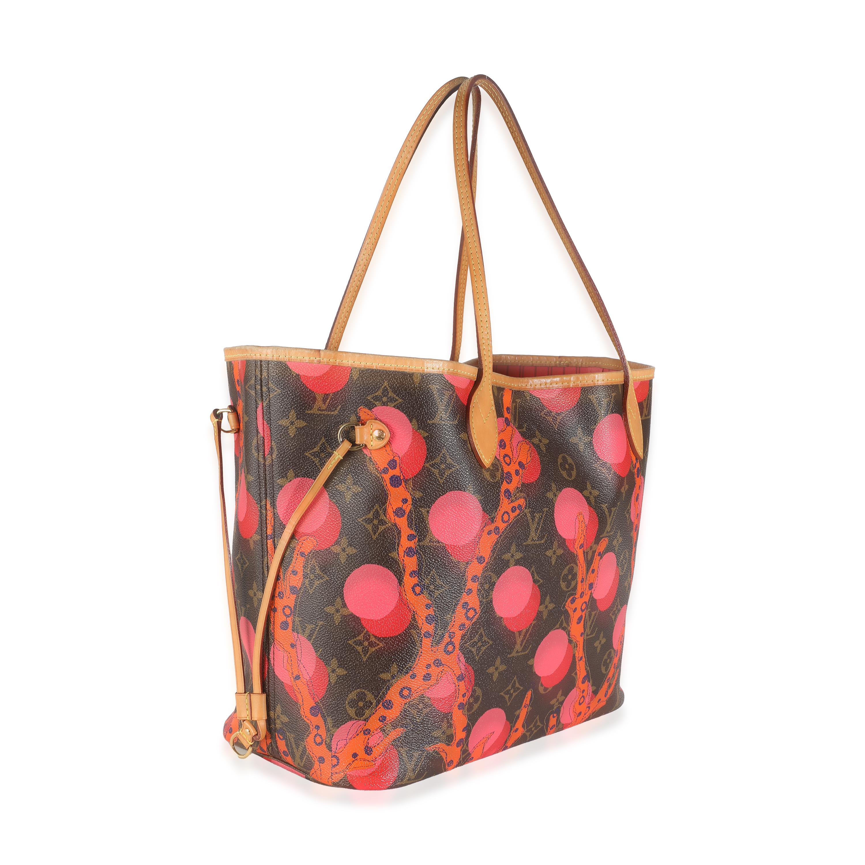 Marron Louis Vuitton Ramages Neverfull MM en vente