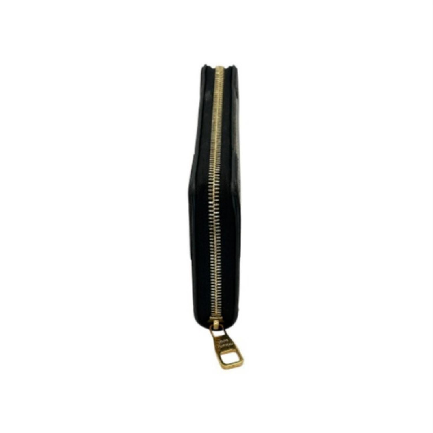 Nero Portafoglio Louis Vuitton Monogram Canvas Retiro Continental Zippy in vendita