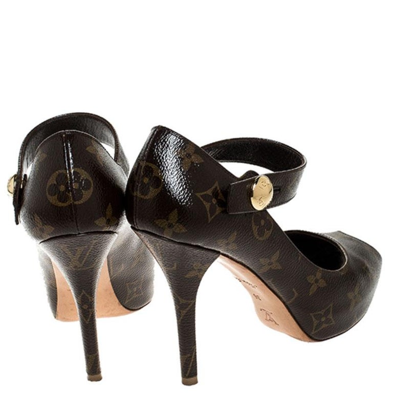 LOUIS VUITTON High Heels LV Love Logo Shoes Peep Toe Pumps - Chelsea Vintage  Couture