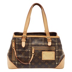 Louis Vuitton Monogram Canvas Riveting Bag