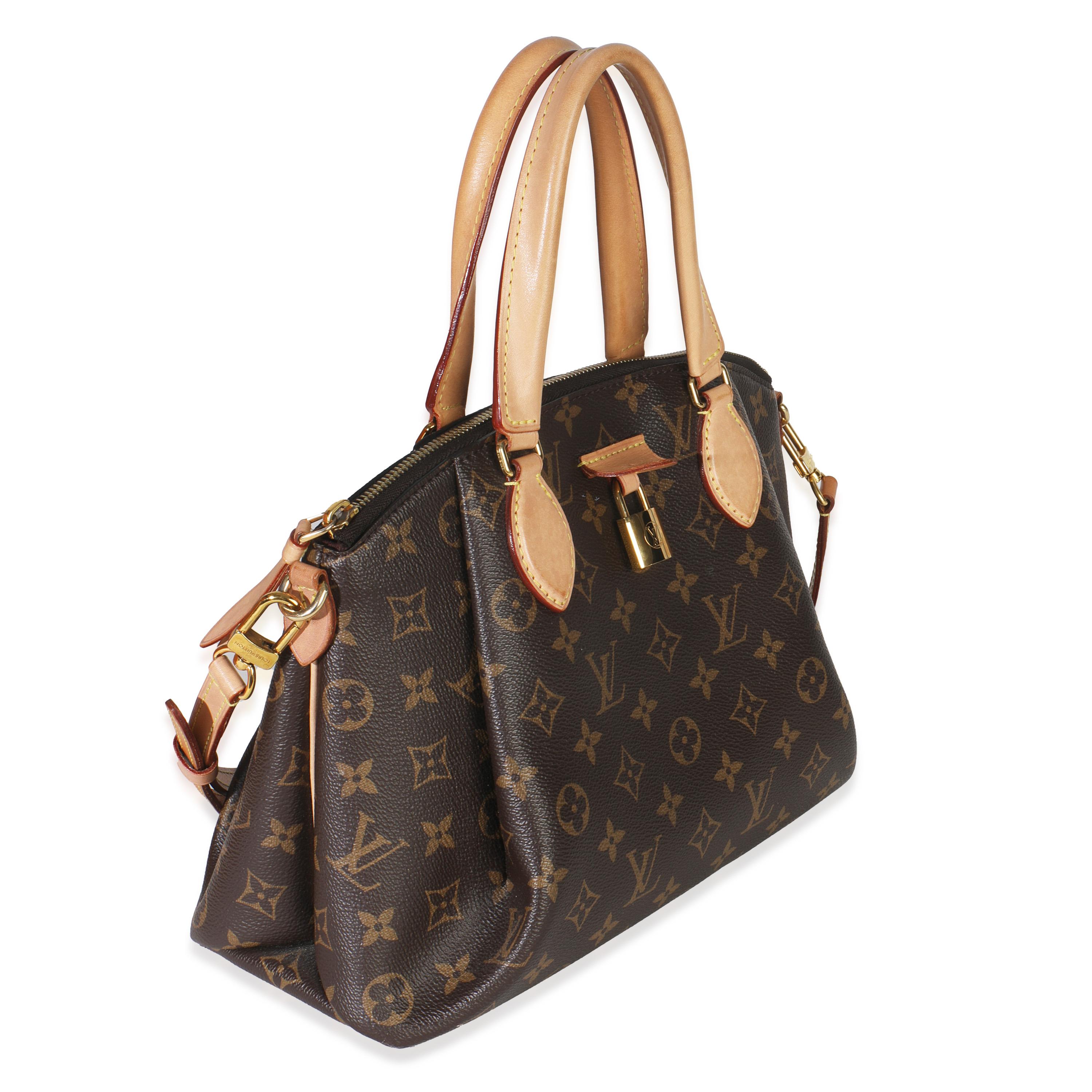 Listing Title: Louis Vuitton Monogram Canvas Rivoli PM NM
SKU: Z149638
MSRP: 1680.00 USD
Condition: Pre-owned 
Handbag Condition: Good
Condition Comments: Item is in good condition with apparent signs of wear. Marks along leather. Light