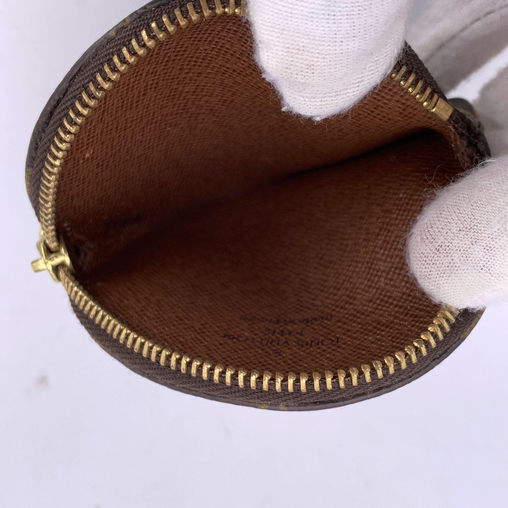 Louis Vuitton Monogram Tela Portamonete Rotondo Portafoglio Portafoglio in vendita 2