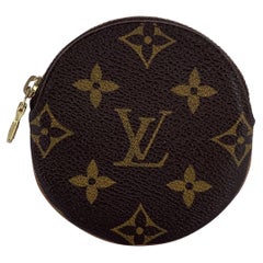 Louis Vuitton Monogram Tela Portamonete Rotondo Portafoglio Portafoglio
