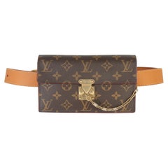 Louis Vuitton Monogram Canvas S Lock Belt Pouch