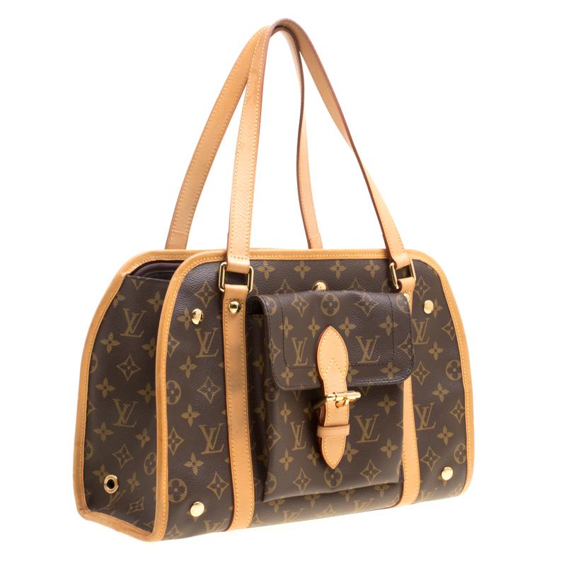 Louis Vuitton Monogram Canvas Sac Baxter PM Dog Carrier Bag 4