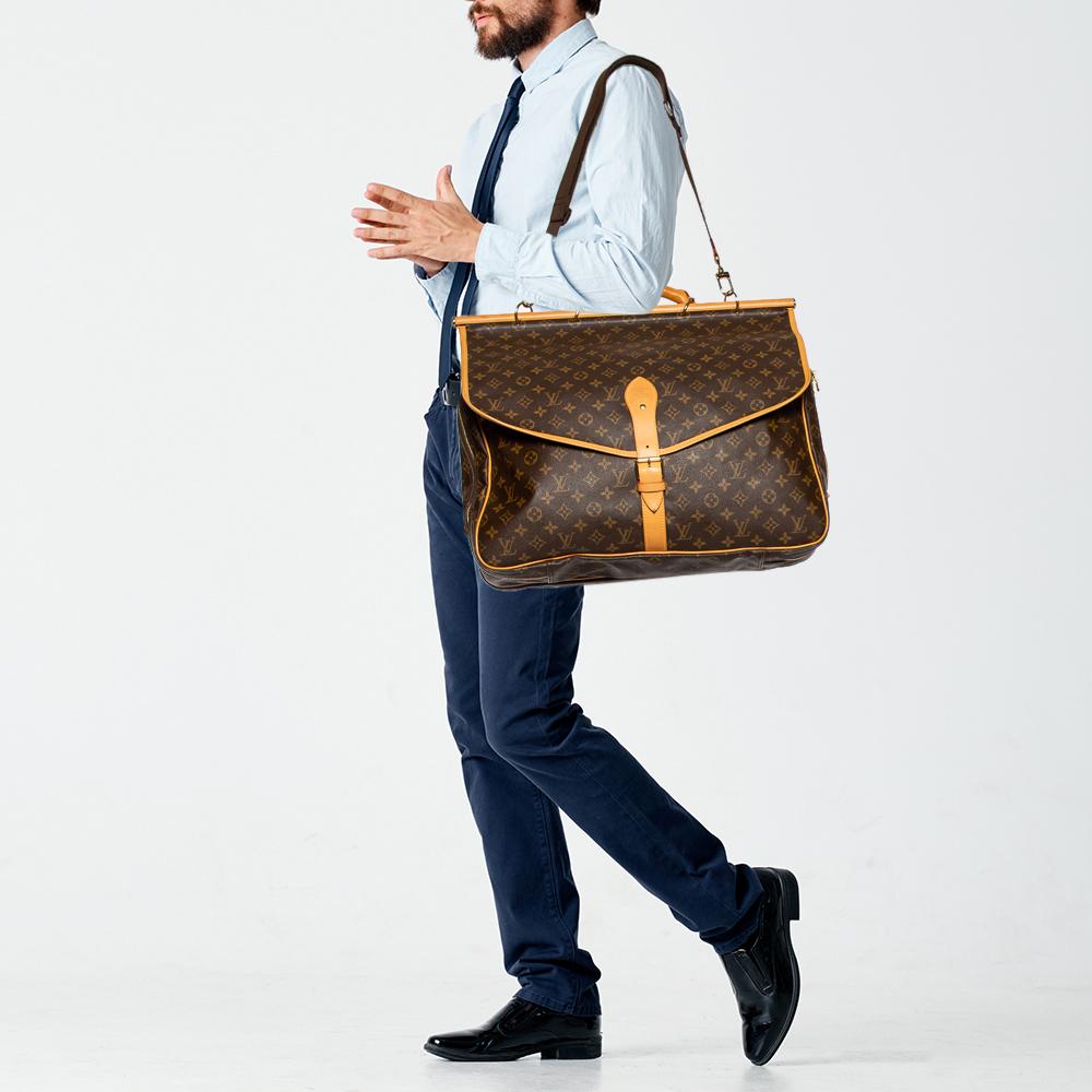 Louis Vuitton Monogram Canvas Sac Chasse Jagdtasche (Schwarz)
