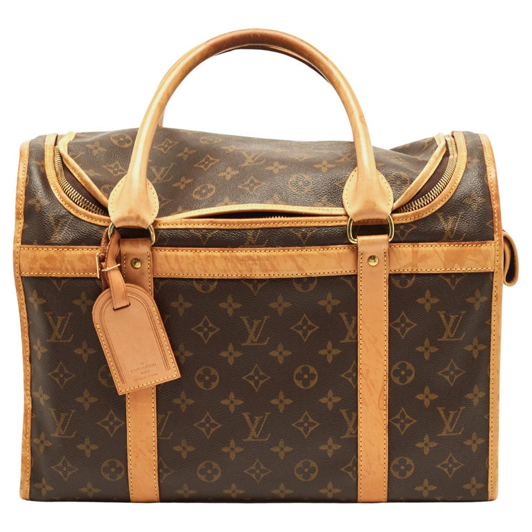 Louis Vuitton Sac Chien 40 Hund-Tragebügel aus Segeltuch mit Monogramm im  Angebot bei 1stDibs