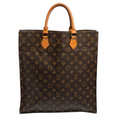 Antique Louis Vuitton Monogram Canvas Sac Plat Bag