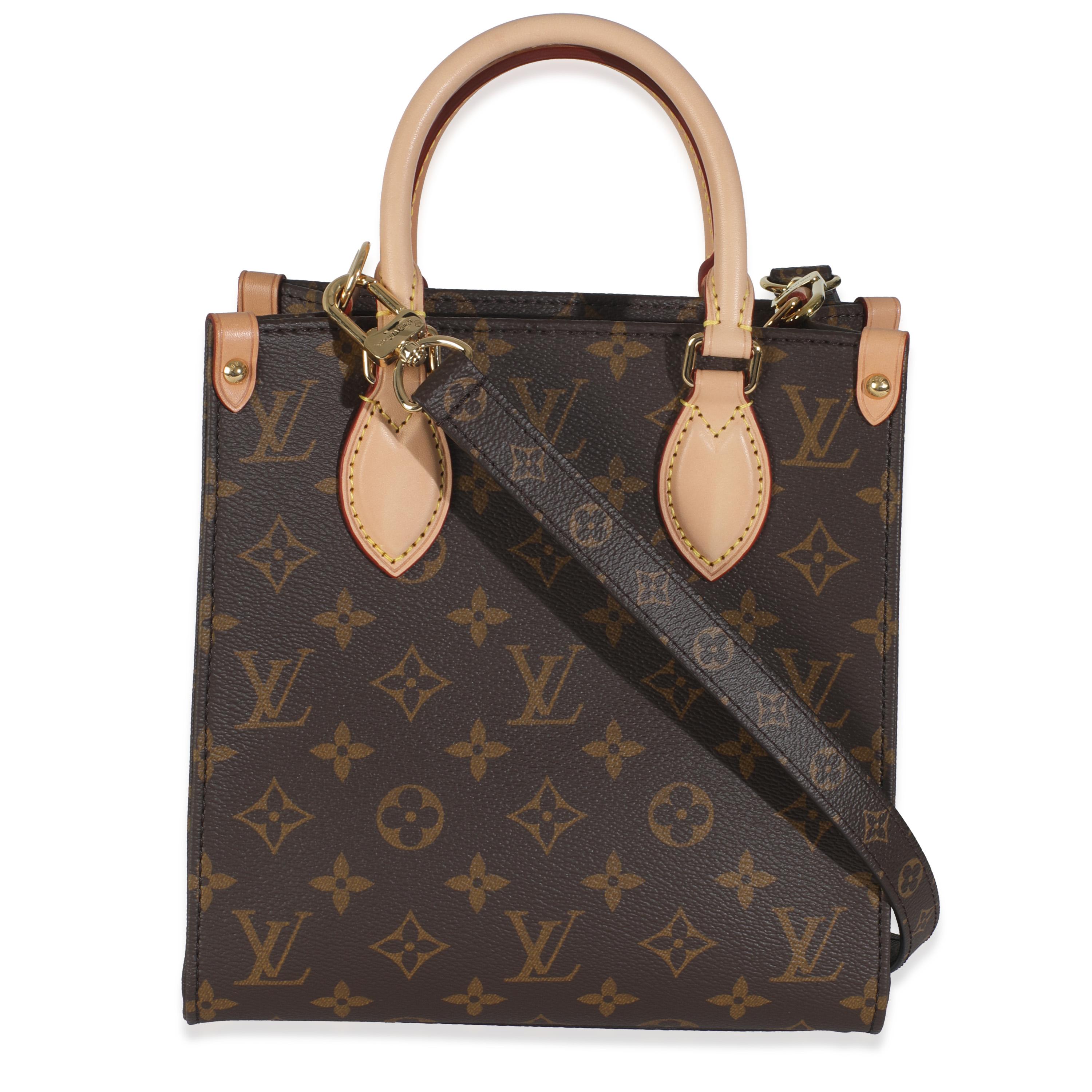 Listing Title: Louis Vuitton Monogram Canvas Sac Plat BB NM
SKU: 146134
MSRP: 2570.00 USD
Condition: Pre-owned 
Handbag Condition: Excellent
Condition Comments: Item is in excellent condition and displays light signs of wear.  Faint scratching along