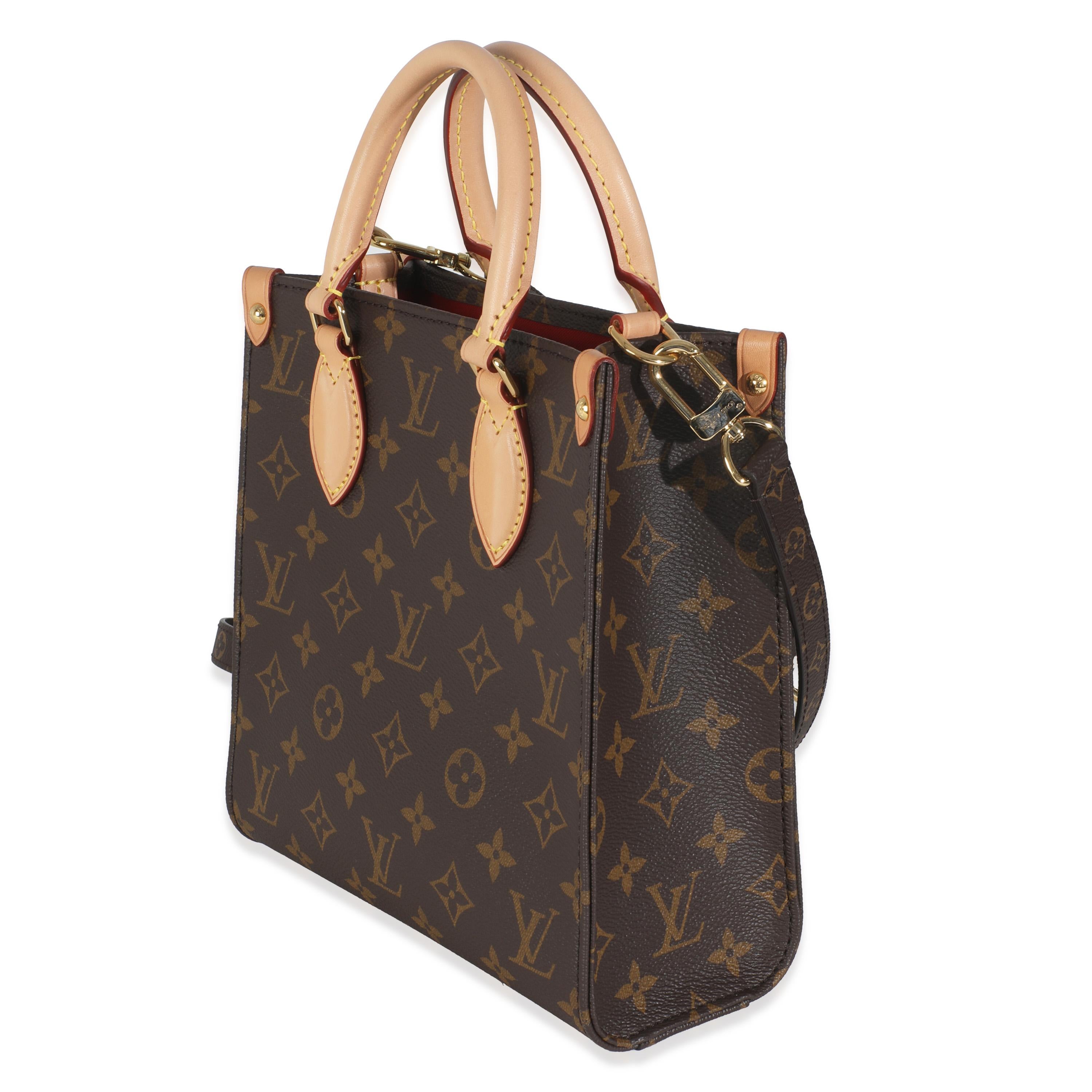 Louis Vuitton Monogram Canvas Sac Plat BB NM In Excellent Condition For Sale In New York, NY