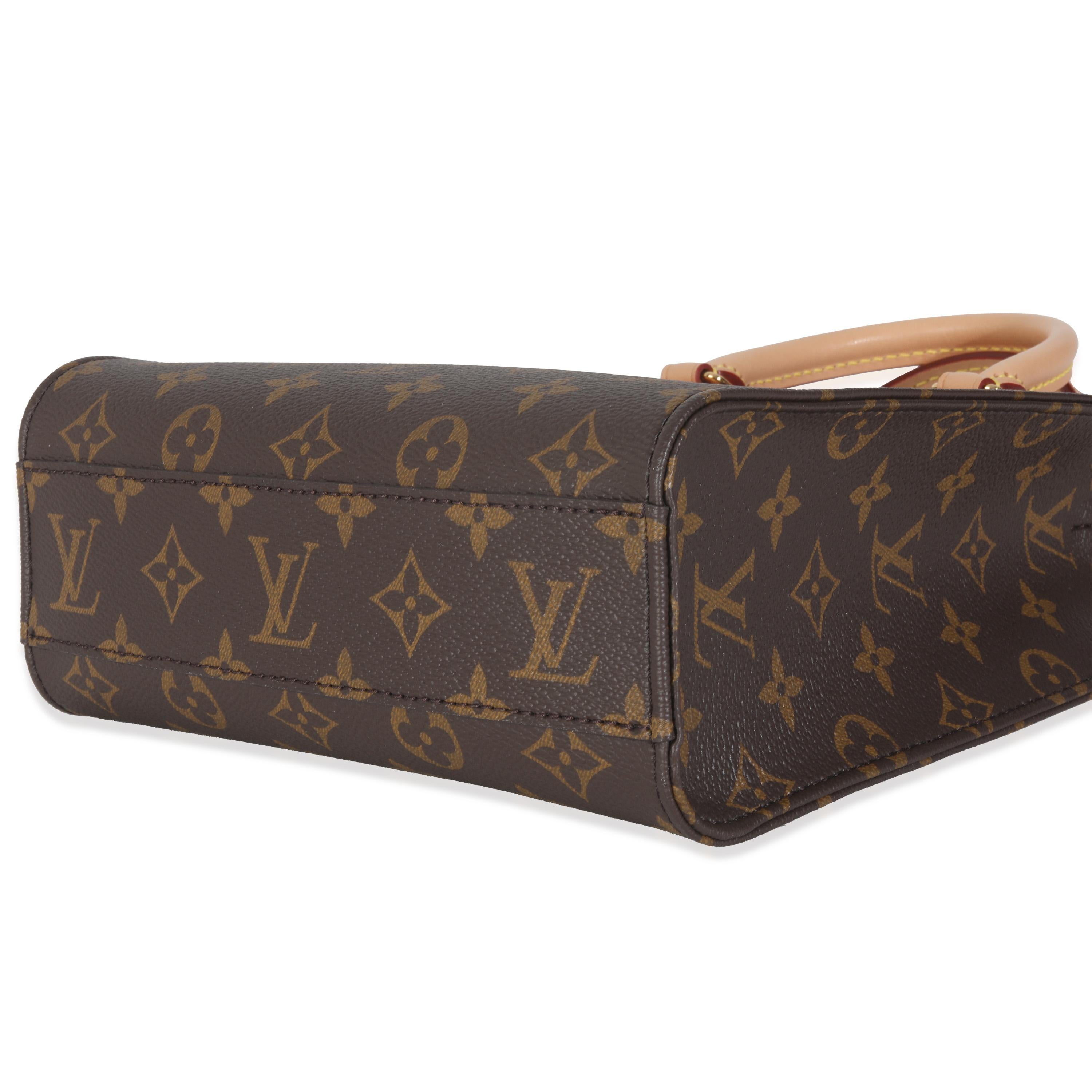 Women's or Men's Louis Vuitton Monogram Canvas Sac Plat BB NM For Sale
