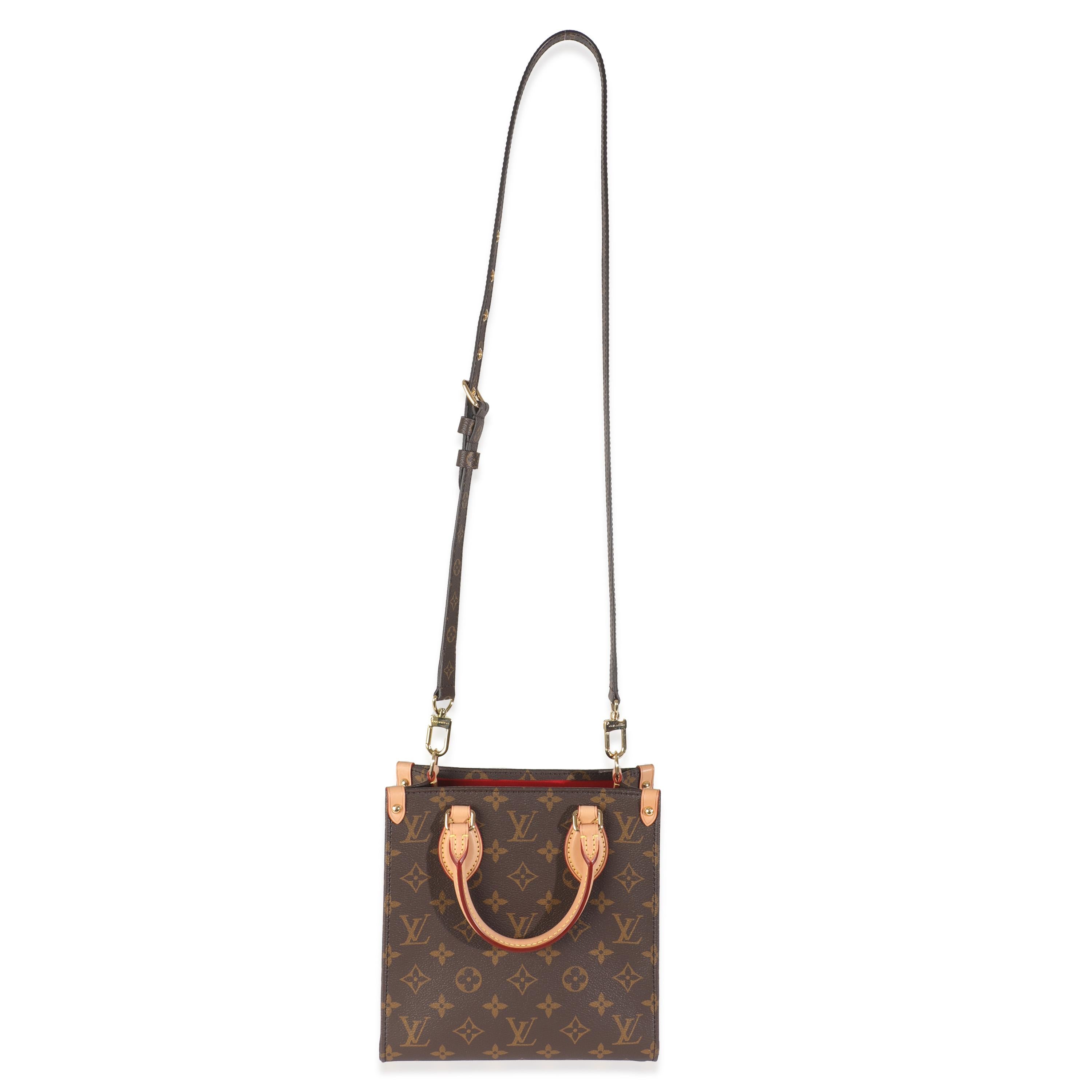Louis Vuitton Monogram Canvas Sac Plat BB NM For Sale 1