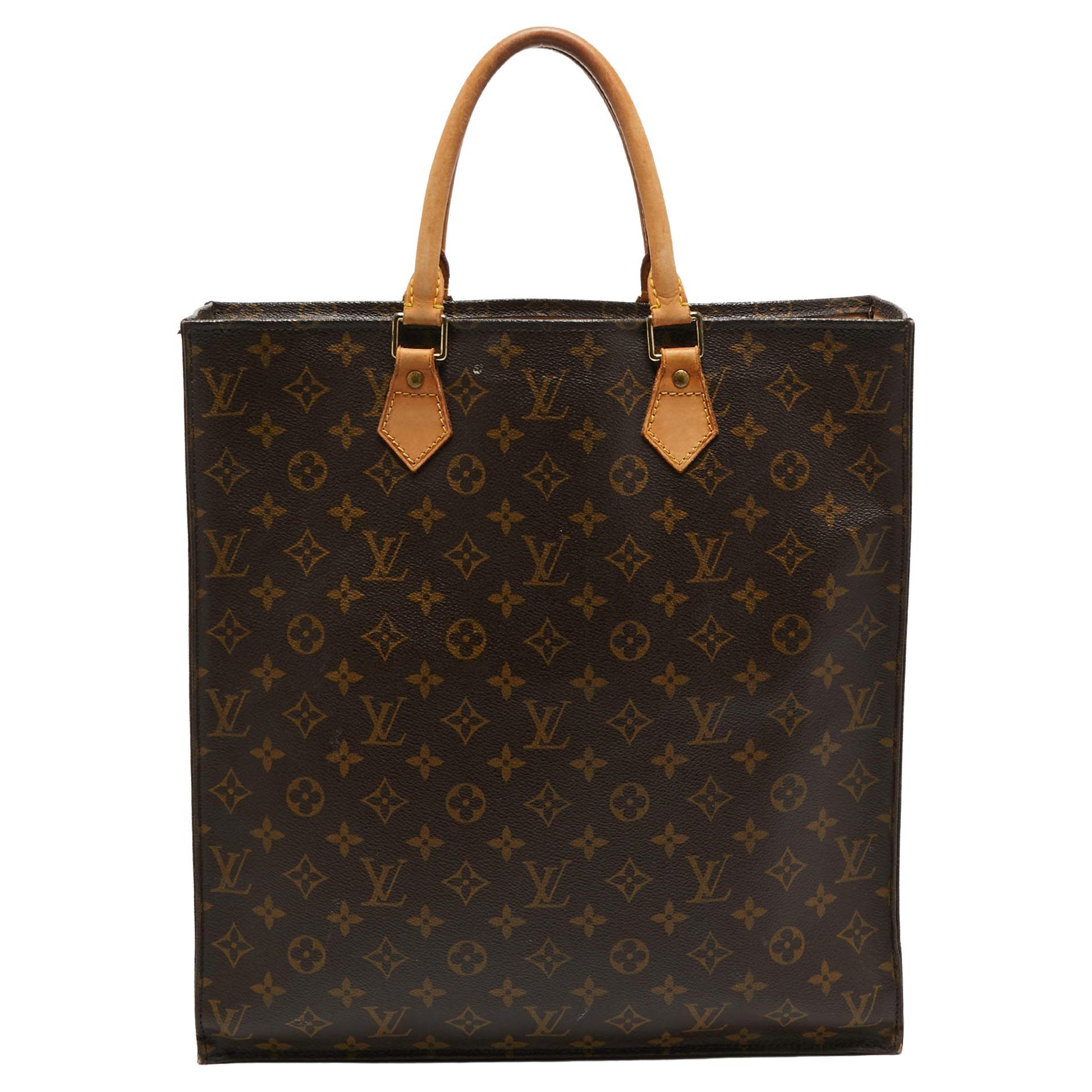 Louis Vuitton Monogram Canvas Sac Plat GM Bag For Sale