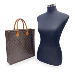 Louis Vuitton Monogram Canvas Sac Plat GM Tote Shopping Bag