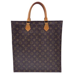 Louis Vuitton Monogrammierte Canvas Sac Plat GM Tote Einkaufstasche aus Segeltuch