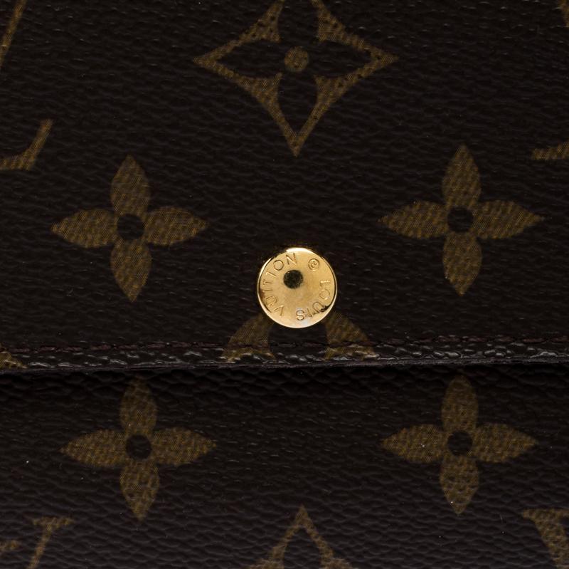 Louis Vuitton Monogram Canvas Sarah Continental Wallet 3