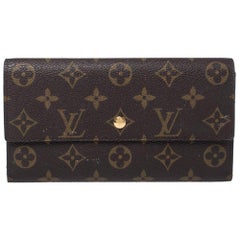 Louis Vuitton Monogram Canvas Sarah Continental Wallet