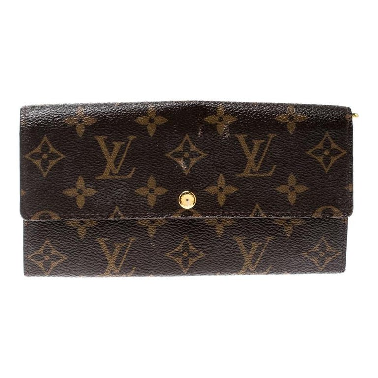 Louis Vuitton Monogram Canvas Sarah Continental Wallet For Sale at 1stDibs
