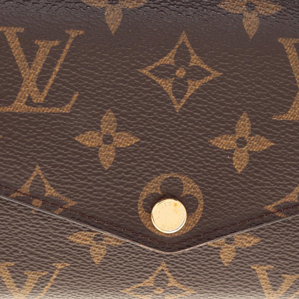 Louis Vuitton Monogram Canvas Sarah Wallet 3