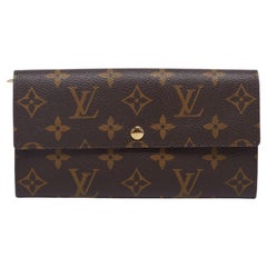 Monogram Sarah Brieftasche aus Segeltuch von Louis Vuitton