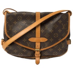 Louis Vuitton Monogram Canvas Saumur 30 Bag