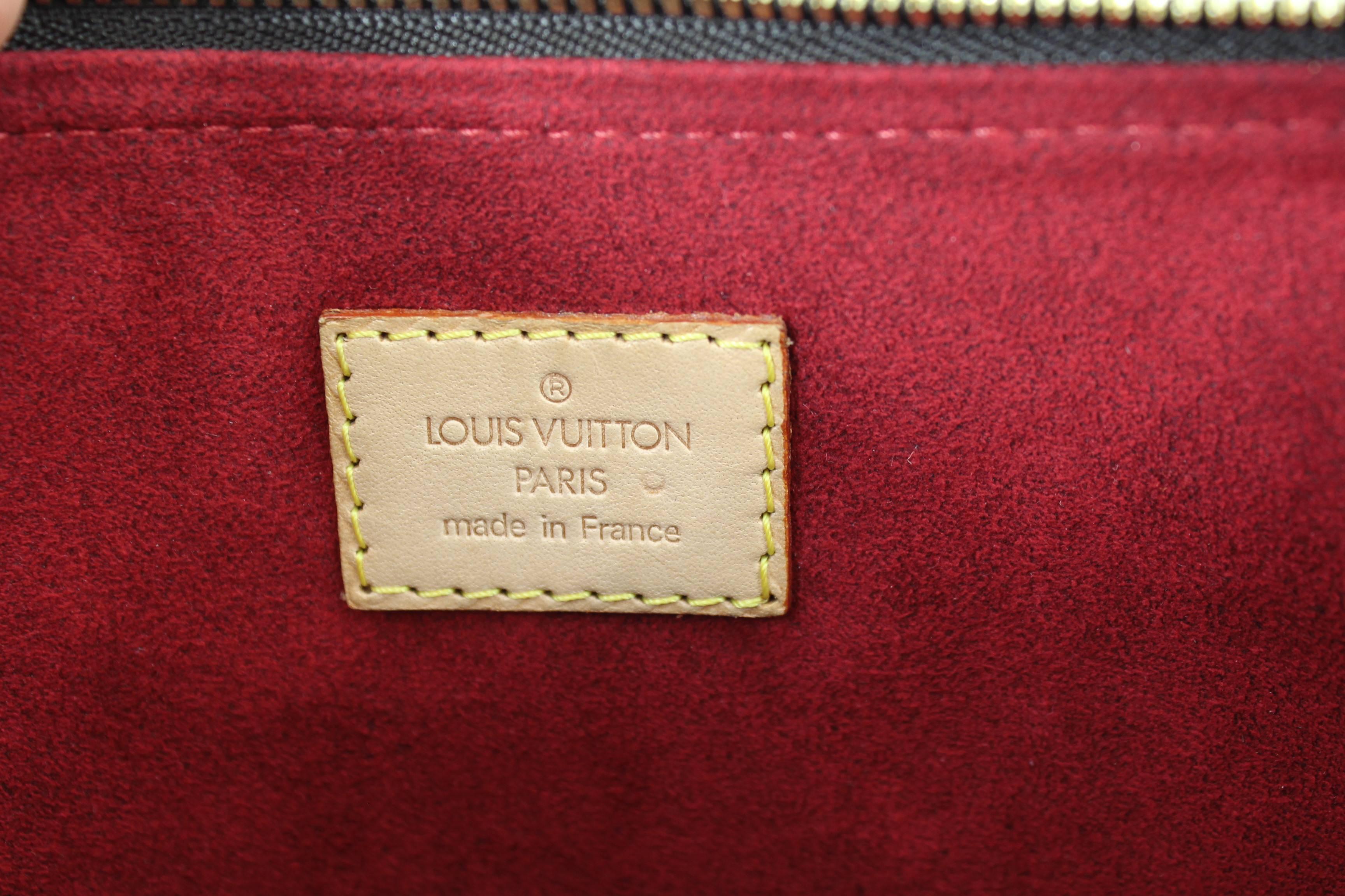 Black Louis Vuitton Monogram Canvas Shoulder Bag