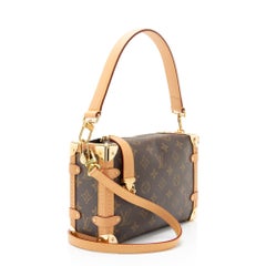 Borsa a tracolla Louis Vuitton Monogram Canvas Side Trunk MM