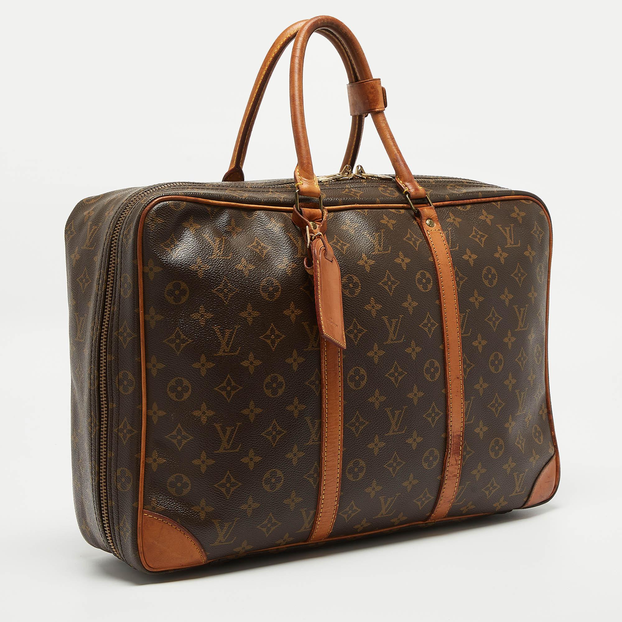 Louis Vuitton Monogram Canvas Sirius 45 Suitcase In Good Condition In Dubai, Al Qouz 2
